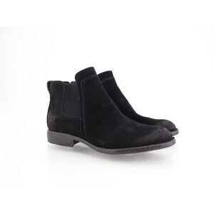 Born Women's Laney Chelsea Boot Size 7.5 Black Leather Block Heel Pointed Ankle